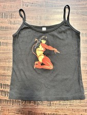Vintage Bettie Page Black Tank