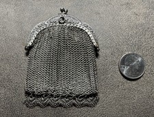 VINTAGE SILVER TONE MESH 2