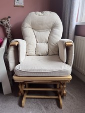 Nursing Chair and Footstool Mothercare breastfeeding Rocking Nursery Armchair