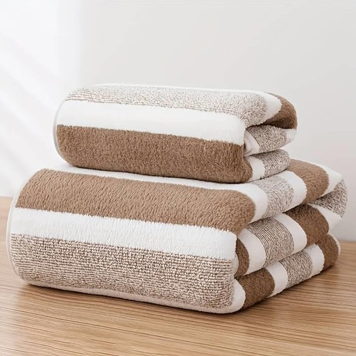 Ultra absorbent striped towel - ultra-absorbent,
