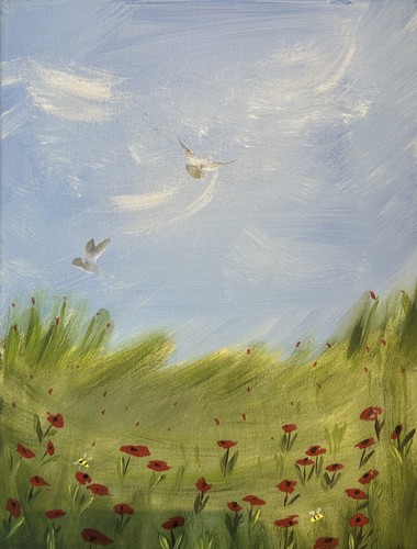 Modern abstract painting - abstract,