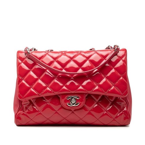 Chanel medium red patent - medium,