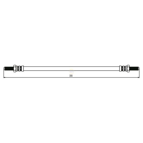 Napa brake hydraulic hose - hose, line