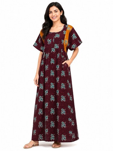 Indian night dress cotton - dress,