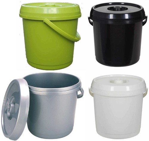 Plastic nappy bucket - plastic,