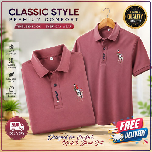 Men summer embroidered polo - men's,