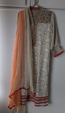 Asian Beautiful Womens Party suit, Shirt, trousers and scarf/dupatta