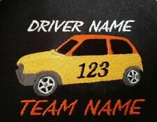 Embroidered banger Nissan Micra front logo either polo, hoody,fleece,sweatshirt.