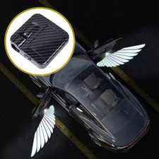 2Pcs Wireless  Car Door Atmosphere Light Angel Wings LED Light Decor Accessories