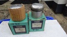 Pair NoS OEM Triumph Tiger 90 T90 350cc Low compression Piston Sets E6908 6908 