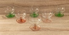 Vintage Set Of Six Footed