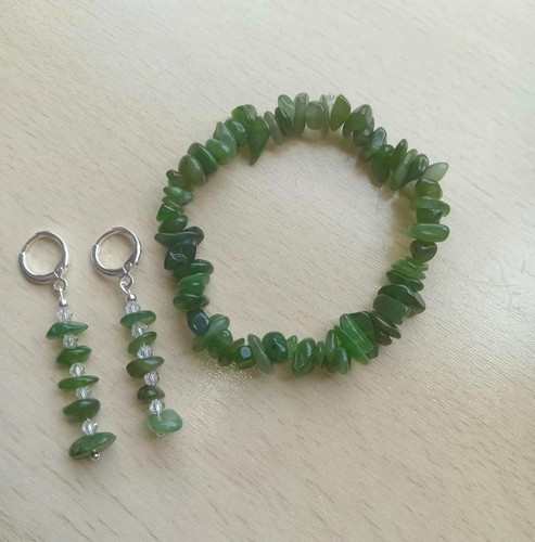 Genuine green prehnite - genuine,