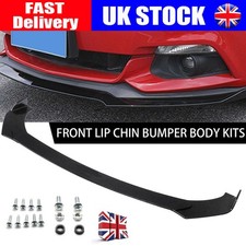 Gloss Front Bumper Lip Spoiler Splitter Body Kit For Audi S4 S5 S6 Q3 Q5 Q7 Q8