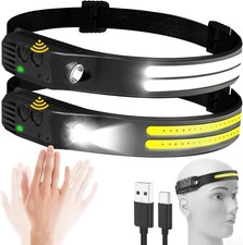 2x LED Super Bright Head Torch