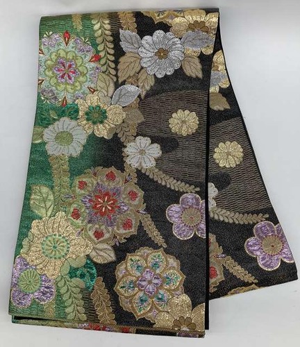 Japanese fukuro obi silk - japanese,
