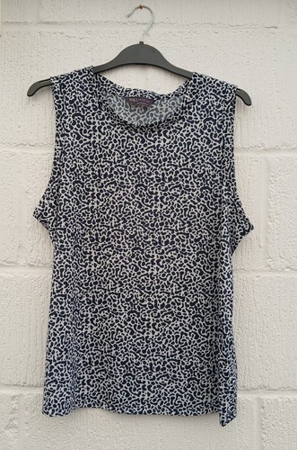 Blue animal print vest - blue,