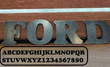 Metal Letters Numbers 7" SIGN