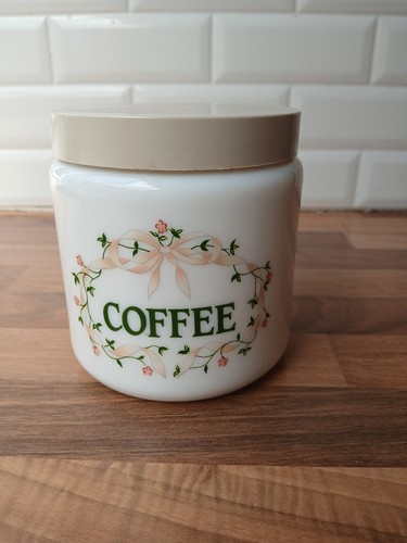 Vintage clp coffee milk glass - milk,