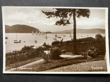 Kyles at Tighnabruaich Argyll & Bute Real Photo Vintage Postcard O1