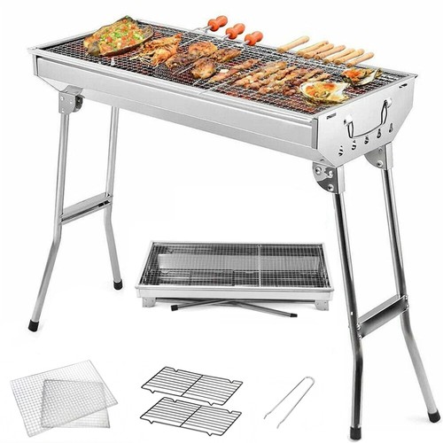 Folding bbq charcoal barbecue - folding,