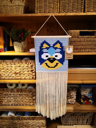 Bluey macrame wall hanging - bluey,