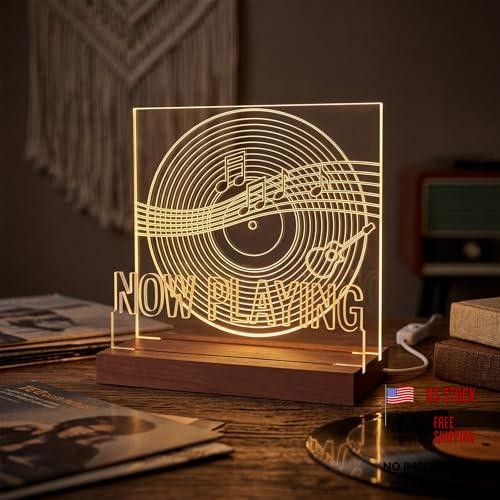 Wooden vinyl record stand - wooden,