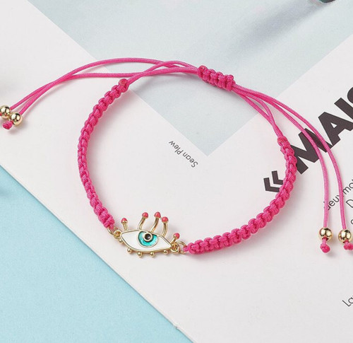 Pretty eye charm - eye, pink
