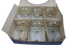 Vintage Babycham 6 Glass Party