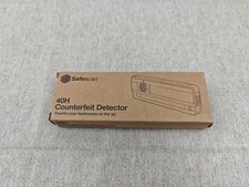 Safescan 40H Portable Counterfeit Money Detector - Checks Notes, Credit Cards