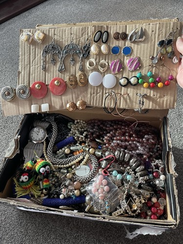 Huge job lot costume jewellery - job,