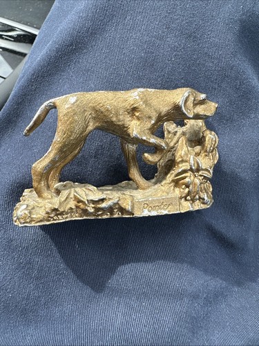 Vintage pointer dog sculpture - pointer,