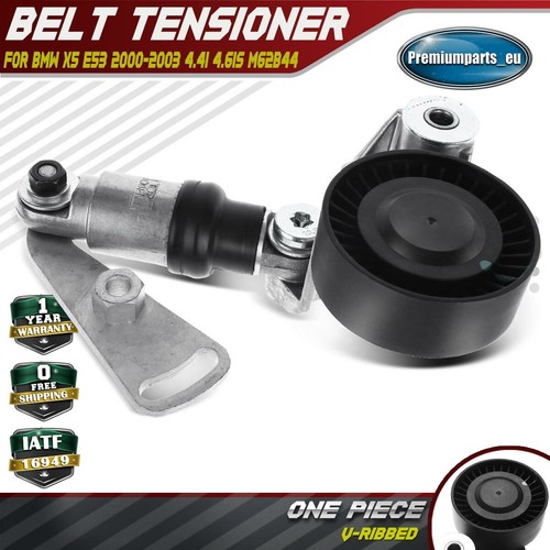 Belt tensioner ribbed - ribbed, for
