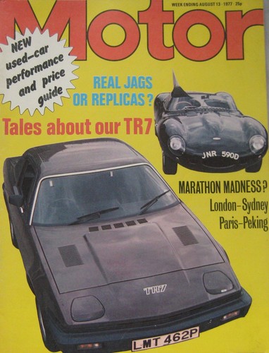 Motor magazine august - magazine, 1977