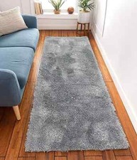Large Shaggy Runner Rugs Living Room Shimmer Sparkle Glitter Bedroom Hall Runner
