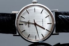 Vintage Omega Seamaster Linen Dial 14765 SC 61 pre De Ville Serviced