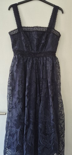 Monique lhuillier navy - l,
