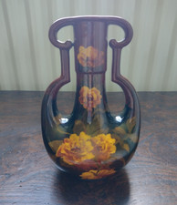 Vintage floral vase with - vase,