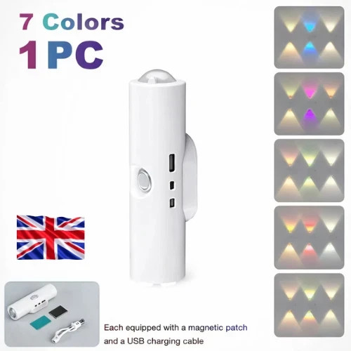 Magnetic rgb led night light - rgb,