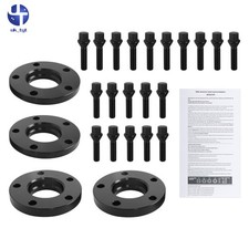 4PCS BLACK WHEEL SPACERS