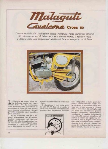 Advertising test moto malaguti - test,