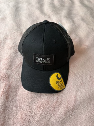 Carhartt black mesh back - black, mesh-back
