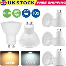10x LED GU10 Light Bulbs 5W 7W