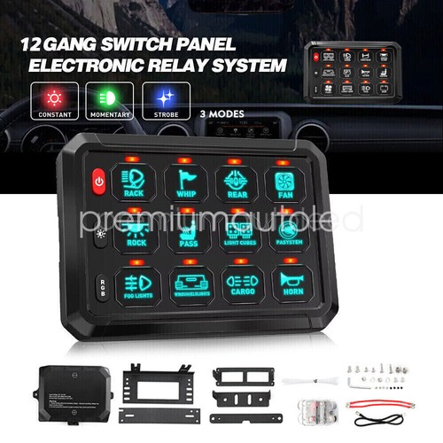 Rgb gang switch panel - rgb,