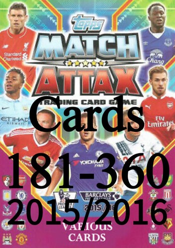 Cards 181 360 match attax - cards,