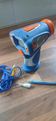 Handheld camcorder blue orange - handheld,