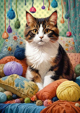 Cherry Pazzi Knitty Cat 1000
