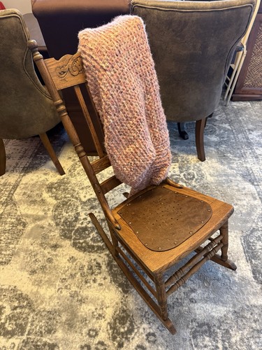Vintage pressed oak - pressed, wood