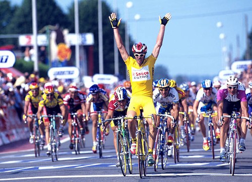 Mario cipollini wins stage - cipollini,