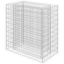 Gabion Raised Bed Stone Basket Wall Stone Basket Cage Galvanised Steel vidaXL