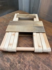 Hand made wooden folding stool